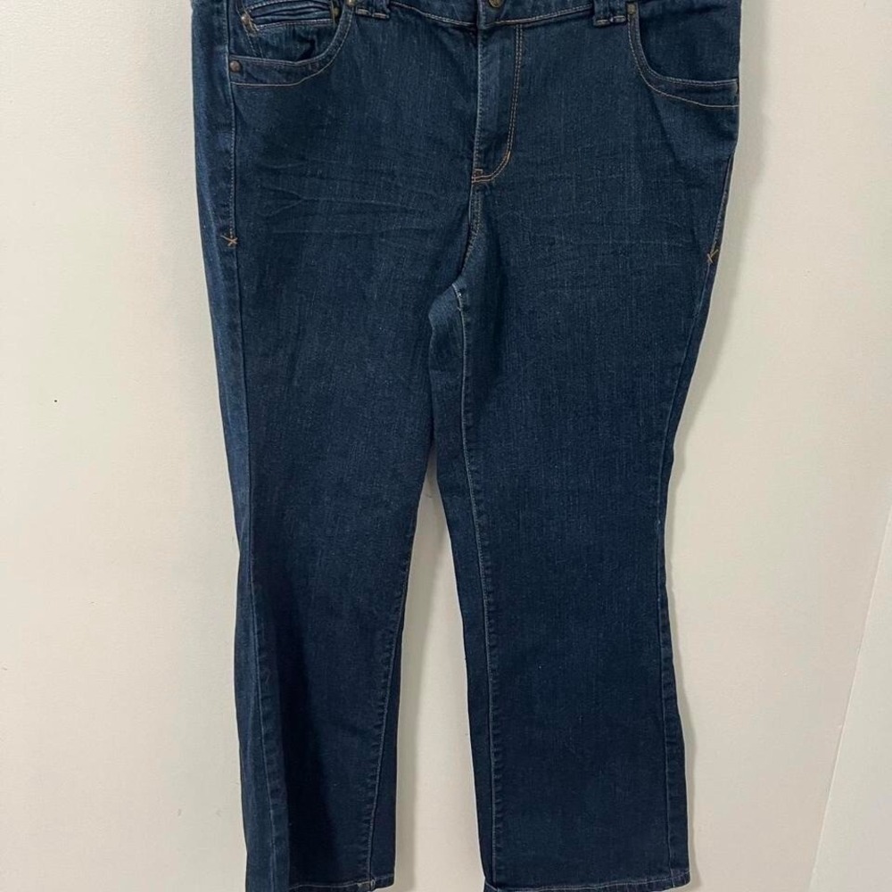Lane Bryant Women's Jeans Distinctly Boot size 18 Petite dark‎ denim